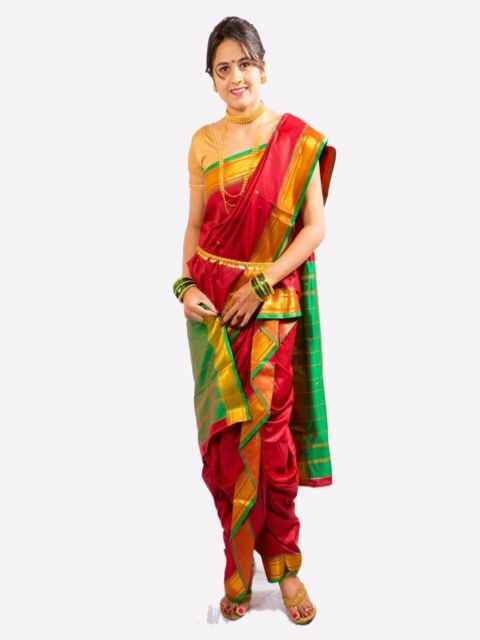 Saree Wearing Ideas for your indian Home Wedding